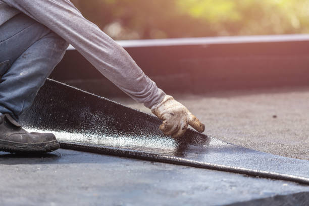 Professional Exterior Waterproofing technician working in Green Bay, WI